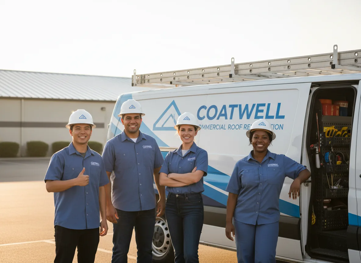 Commercial roof coating company in Danforth, IL